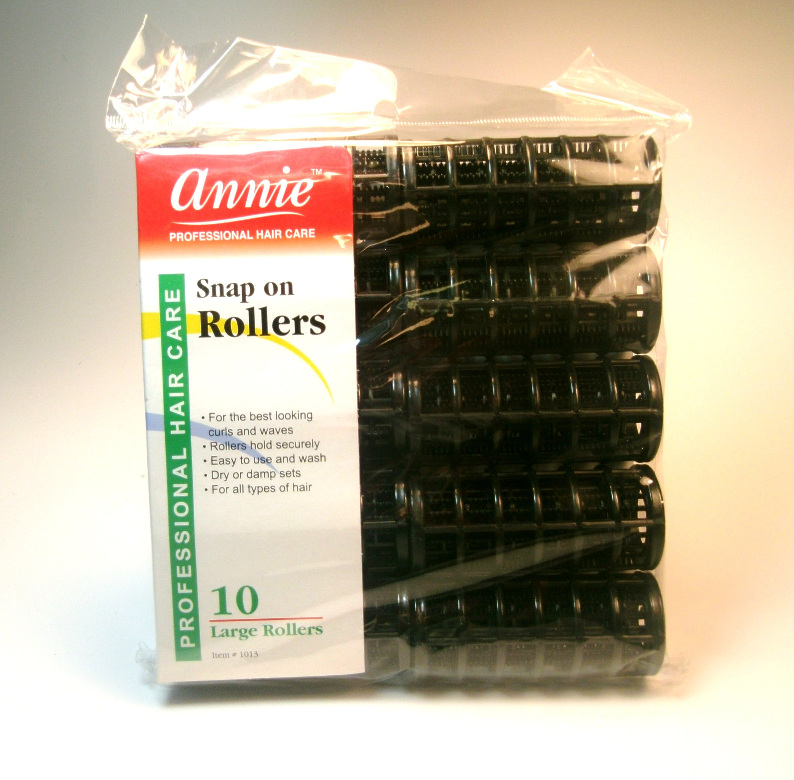 Annie Snap On Rollers 10 pack 7/8 size Model 1013
