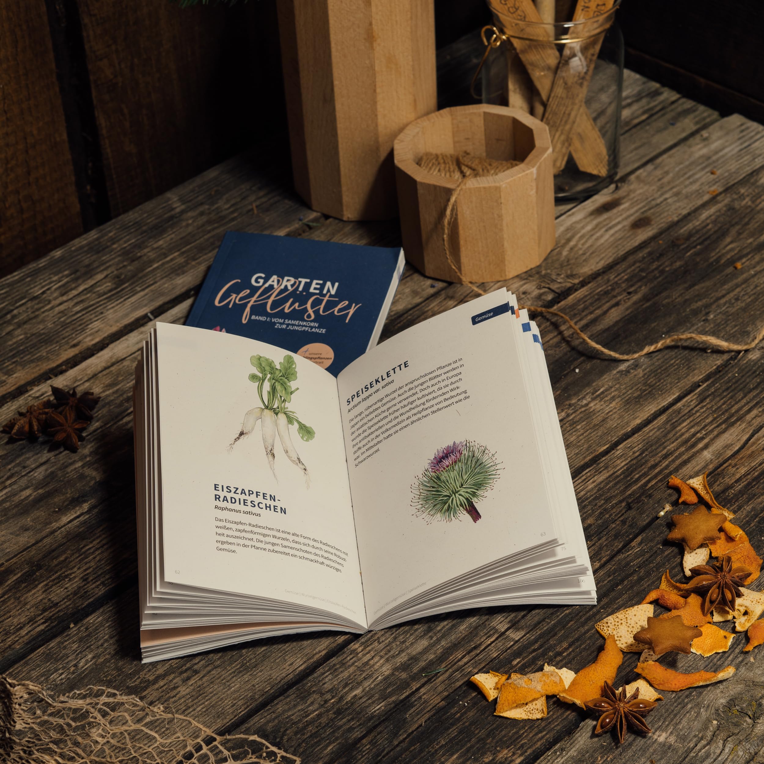 Magic Garden Seeds Calendario dell’Avvento bio Tripudio di fiori selvatici | 24 bustine di semi biologici a impollinazione libera • Fiori selvatici, annuali e perenni • Poster e calendario di semina