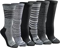 Dickies Women's Dri-Tech Moisture Control Crew Socks - 6/12 Pack, Breathable, Cushioned Comfort for Dry Feet All Day
