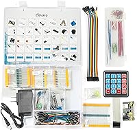 Vista 4 de 398 Electronic Starter Fun Kit Bundle Kit de inicio de componentes electrónicos básicos para Arduino, Raspberry Pi, STM32 Módulo de fuente