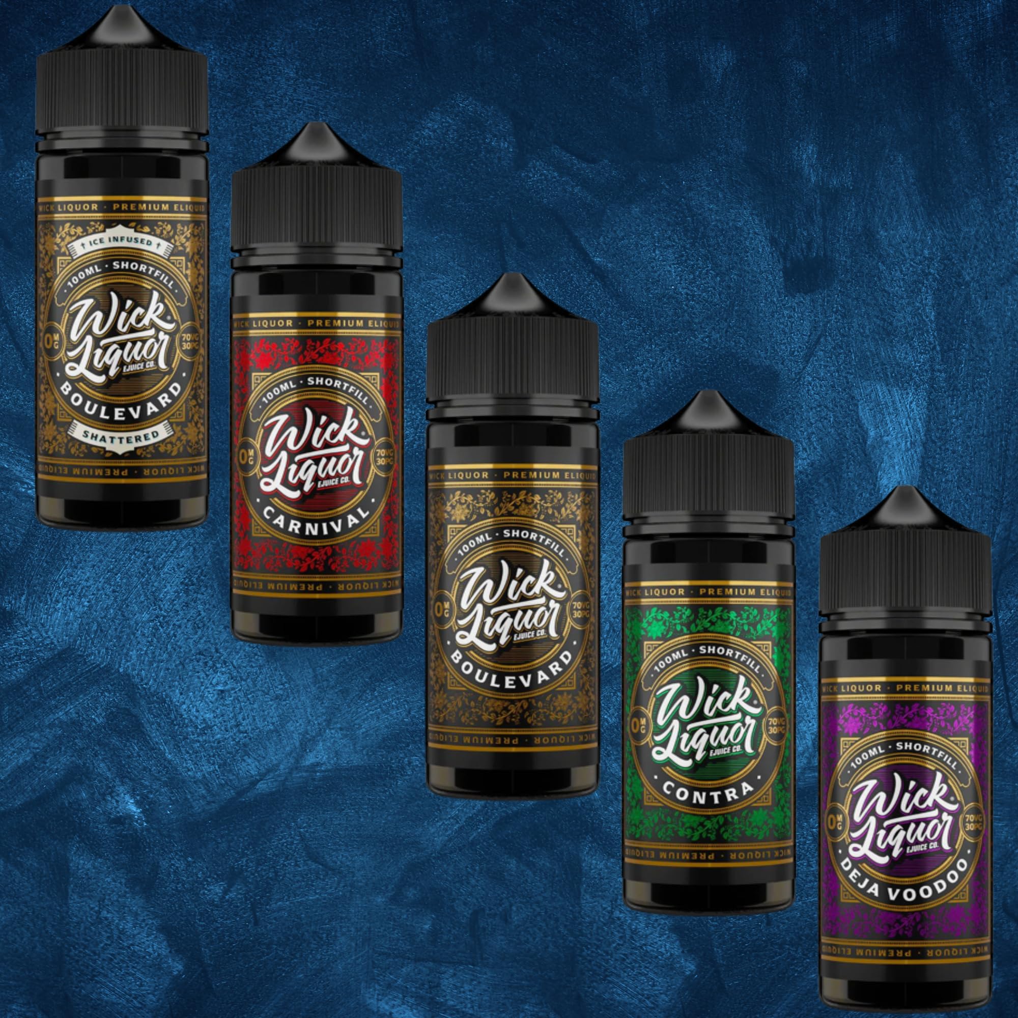 Wick Liquor E Liquid 100ml Premium Vape Juice One Hundred Series No  Nicotine