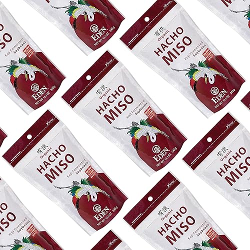 Miniatura 7 de Eden Hacho Miso orgánico tradicionalmente fabricado en Japón soja koji rico en umami rojo oscuro 121 onzas