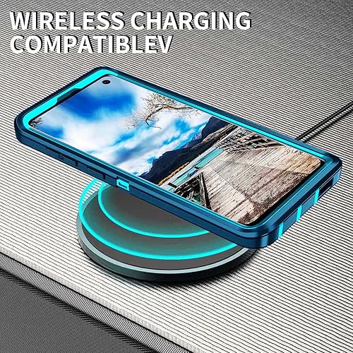 Miniatura 5 de Mieziba Funda para Galaxy S10 Plus, resistente Shockpoof de 3 capas de protección de cuerpo completo, funda resistente y duradera para Galaxy S10