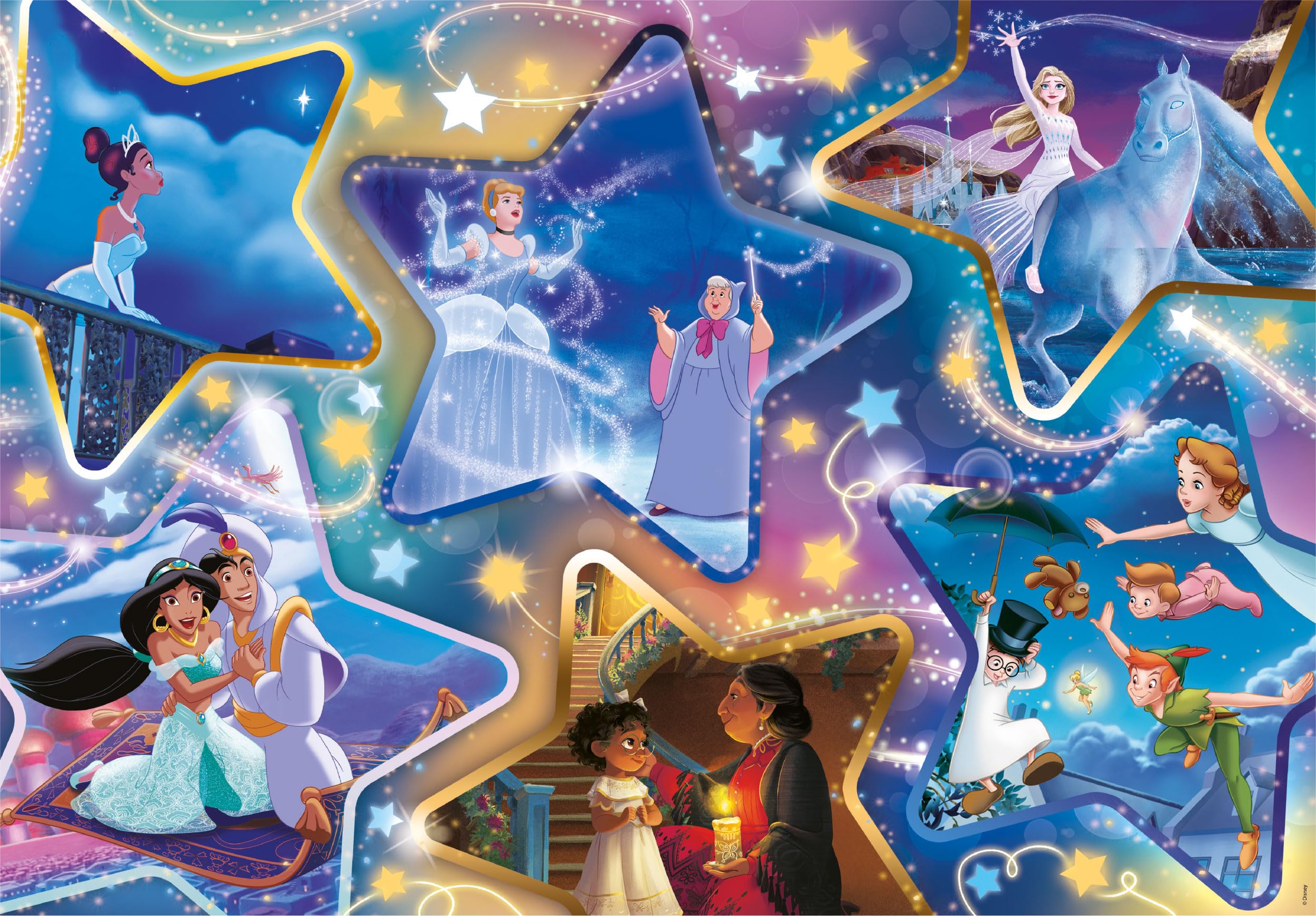 Clementoni Jigsaw Puzzle Magical Moments 104 Pieces, Supercolor Puzzle For Children 6-8 Years, Cartoon, Disney - Image 2