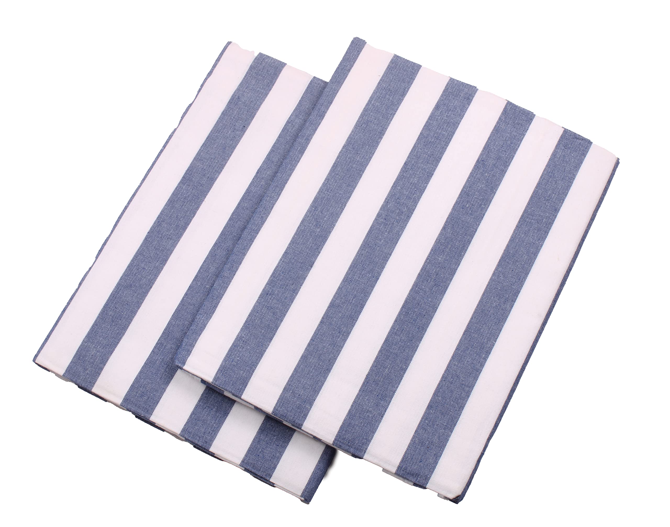 THARUNSHA ELITE Single Size Light Weight Pure Cotton Blanket for Daily Use/Soft Bedsheet/Top Sheet/Throw Blanket Set of 2 (Blue White) (B0BS6NX5C4) Amazon Price History, Amazon Price Tracker