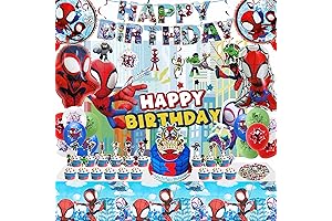 Cartoon Character "Amazing Friends" Birthday Party Supplies Decorations