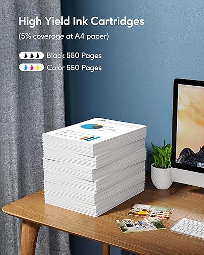 Miniatura 4 de Cartucho de tinta compatible LC203XL de remplazo para Brother LC203XL LC201XL LC203 LC201 para uso con MFC-J480DW MFC-J880DW MFC-J4420DW MFC-J680DW