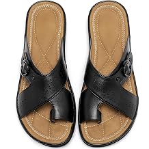 Ecetana Womens Bunion Slides Sandals Comfortable Flat Summer Casual | Soft Lightweight Orthopedic Slip On Sandals - Cushioned Breathable Footbed - for Summer Daily Walking