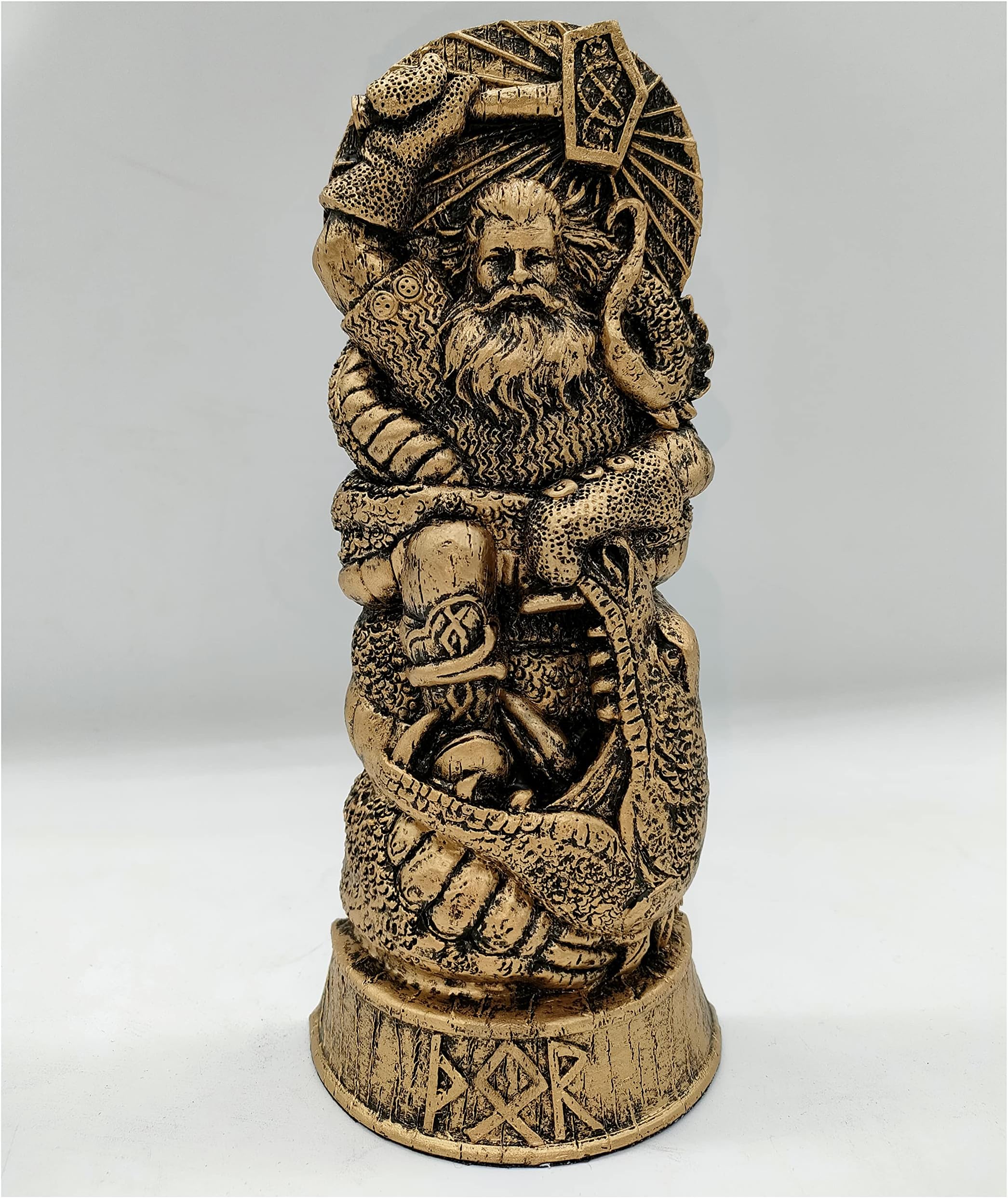 Amazon.com: Veronese Design 3 3/8 Inch Thor Norse God of Thunder Hand ...