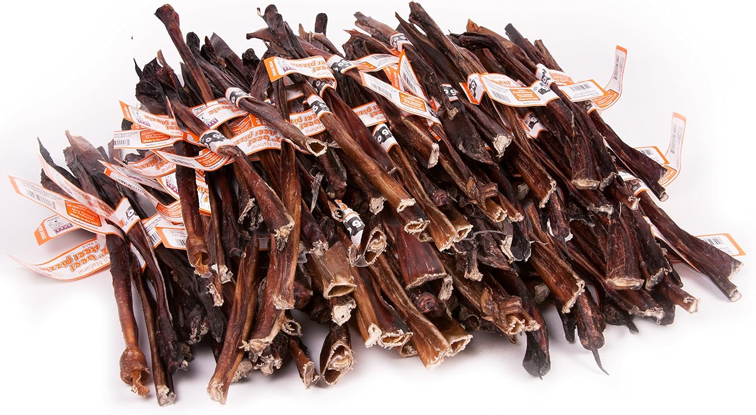 GOGO 12 Inch USA Made Beef Steer Pizzle Sticks, 100 Pack Pet Products…