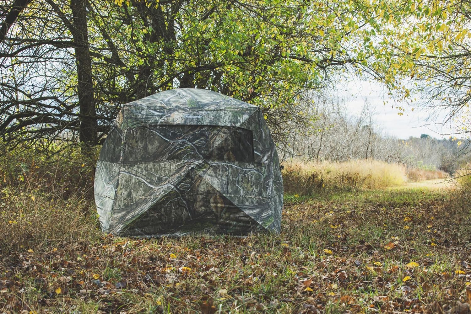 Ameristep Banshee Wide Bottom Extreme​ / ​Fire Retardant / 75X75X66 Footprint / 80 Shooting Width / 66 Height/MO Country DNA XL