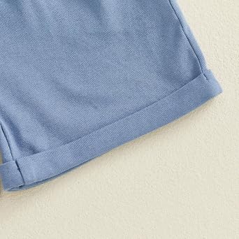 Toddler Baby Boy Clothes Summer Outfit Polo Shirt Tops Shorts Set