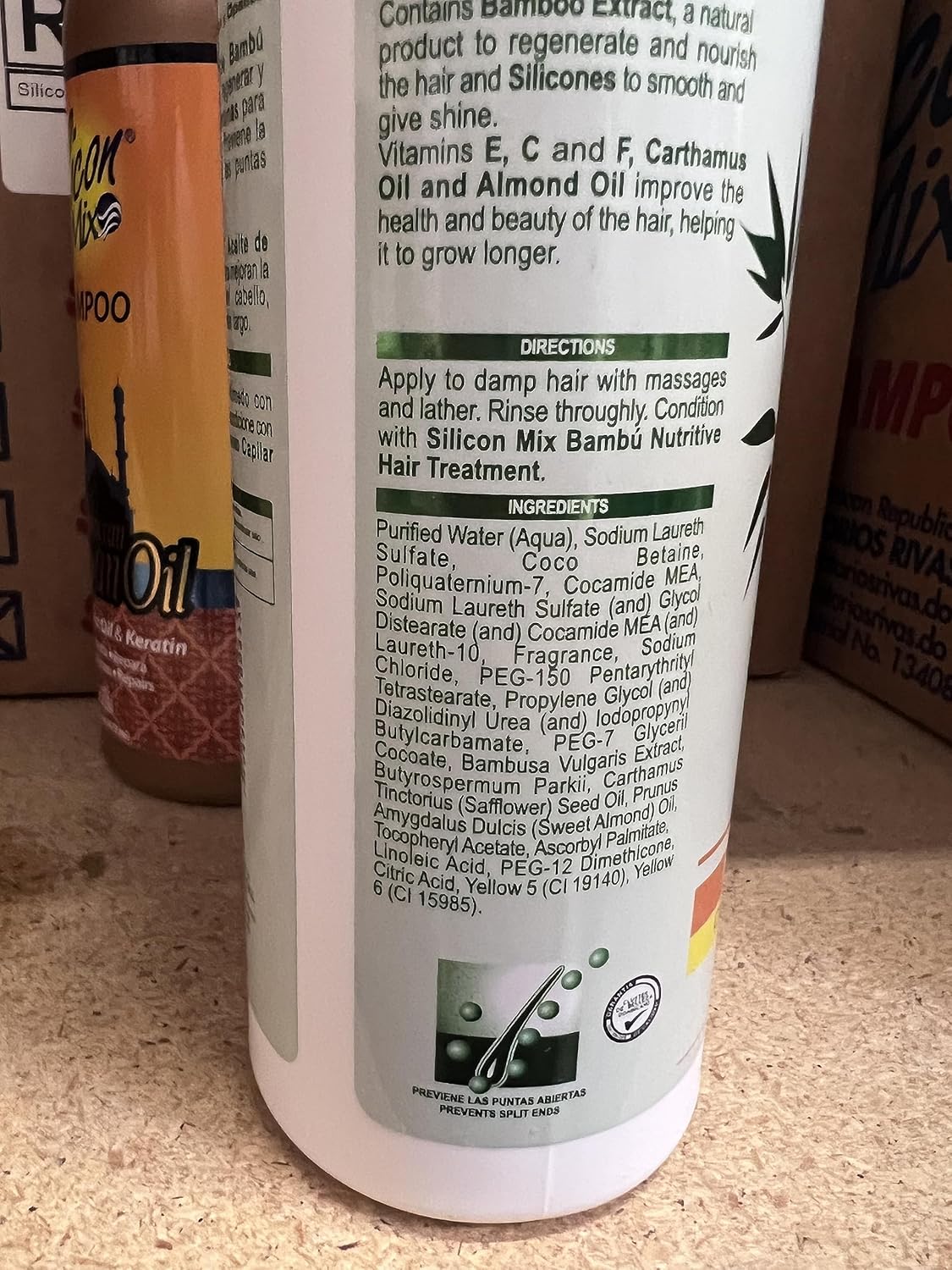 Silicon Mix Bambu Shampoo & Treatment 16oz & Leave-in 8oz & Polisher 4oz “Set”