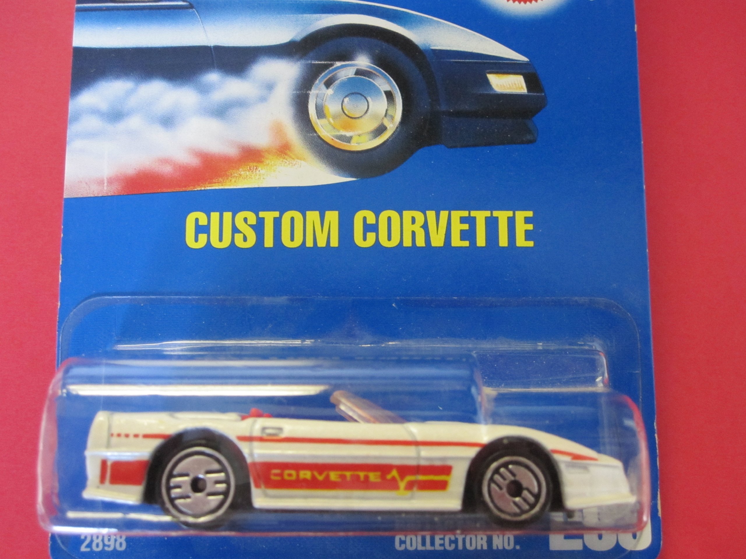Amazon.com: Hot Wheels Mattel Custom Corvette 200 White Car 1991