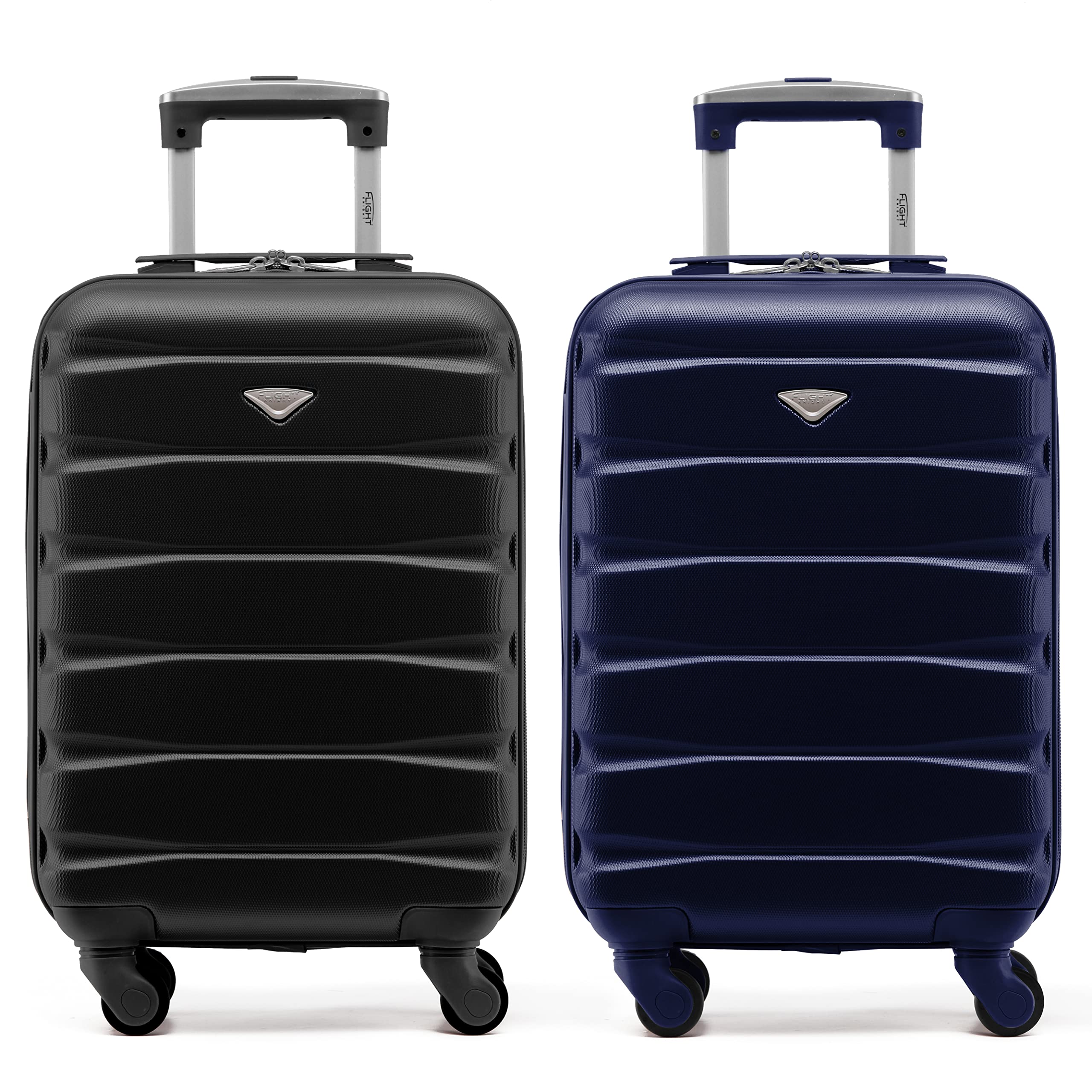 Flight Knight Suitcase Set of 2 Lightweight 4 Wheel ABS Hard Case Cabin Carry On Hand Luggage Approved for Over 100 Airlines Including easyJet, British Airways, Ryanair & Many More 55x35x20cm — view 215