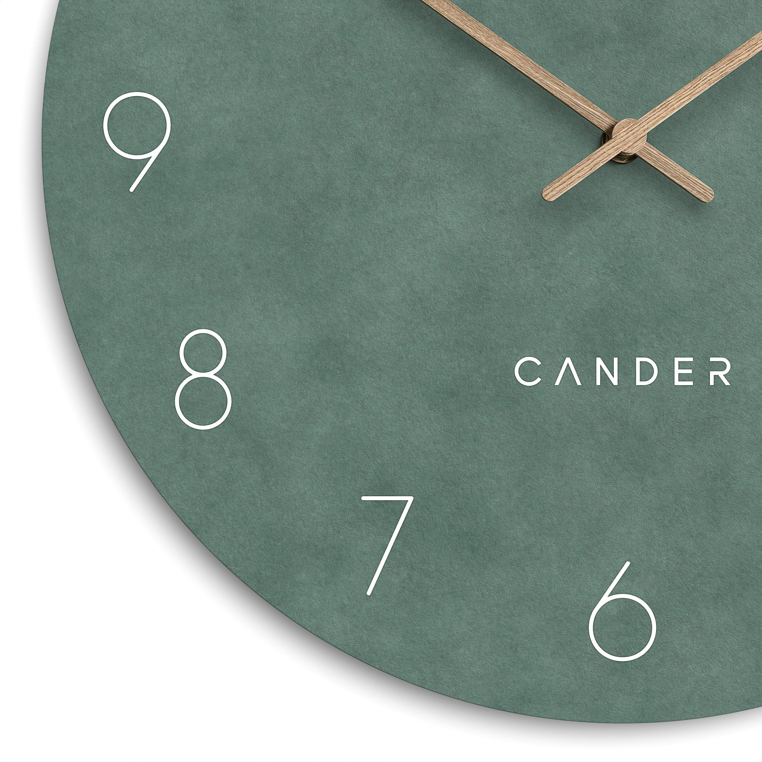 Cander Berlin MNU 2840 N Orologio Da Parete XXL 40 Cm - Design Moderno In MDF Grigio, Silenzioso, Senza Ticchettio