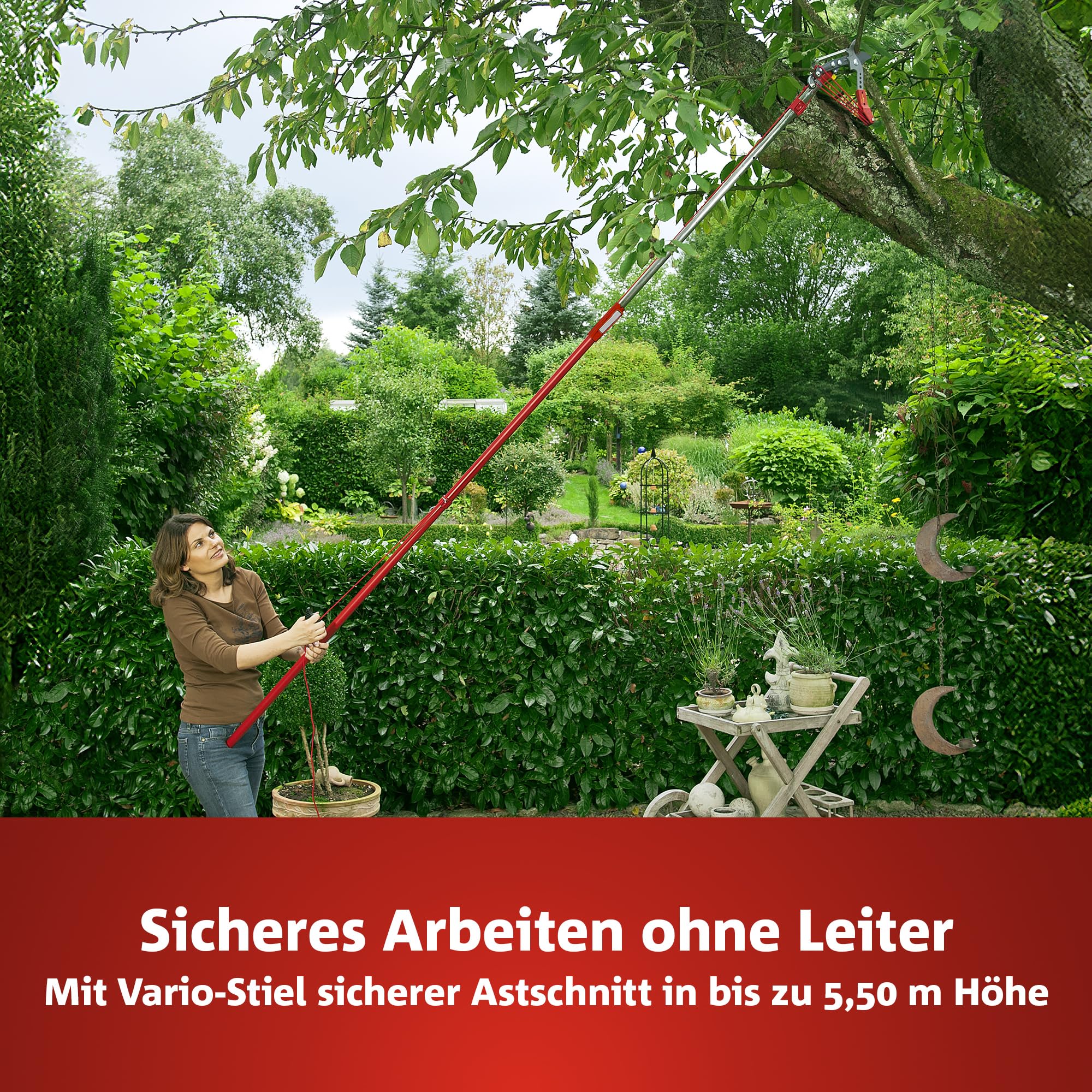 WOLF-Garten multi-star Amboss Profi Baumschere RC-VM 40mm Ø