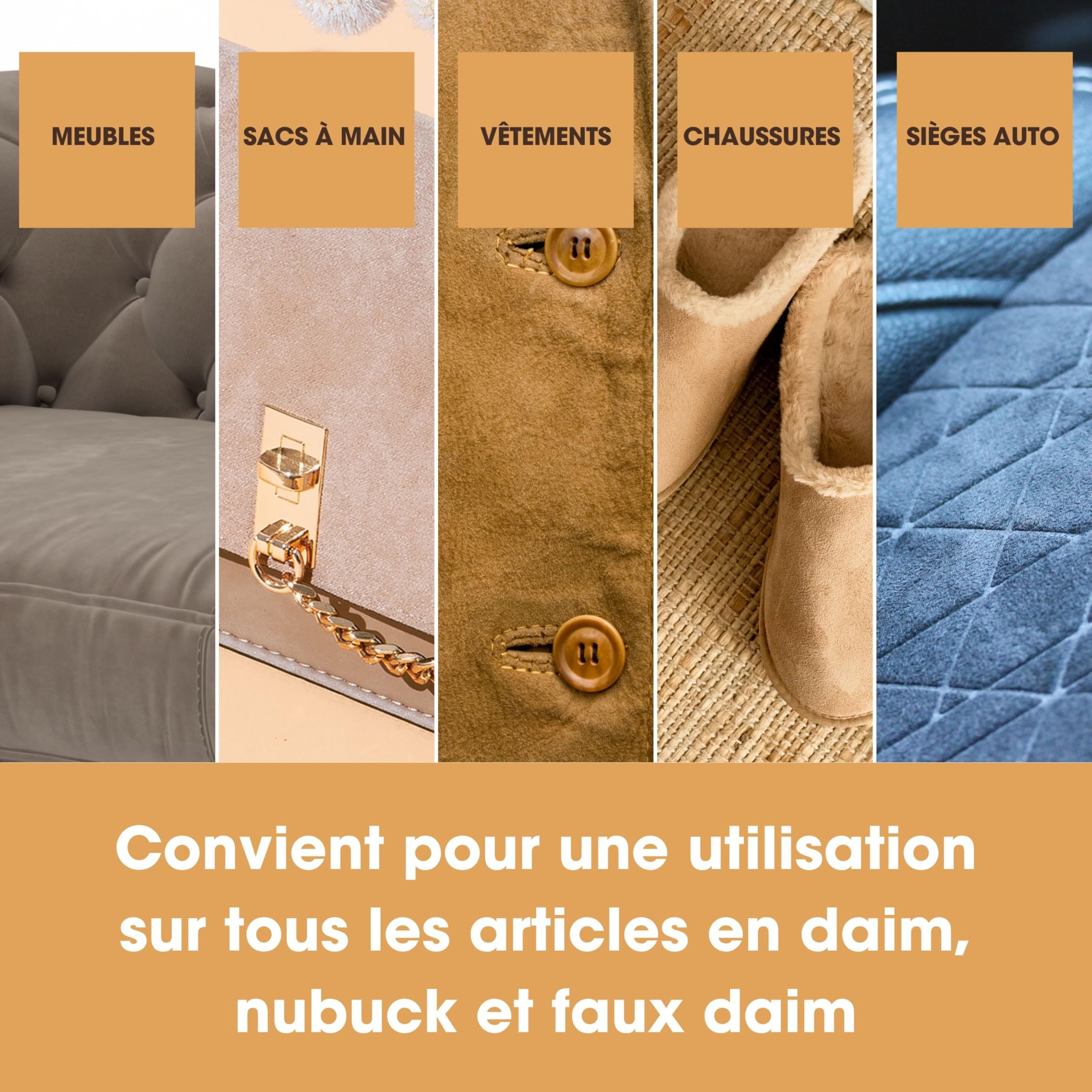 Brosse de Nettoyage en Daim – pour Nettoyer Les Chaussures, vêtements, Sacs à Main en Daim et Nubuck – Fil de Laiton avec Manche en Bois