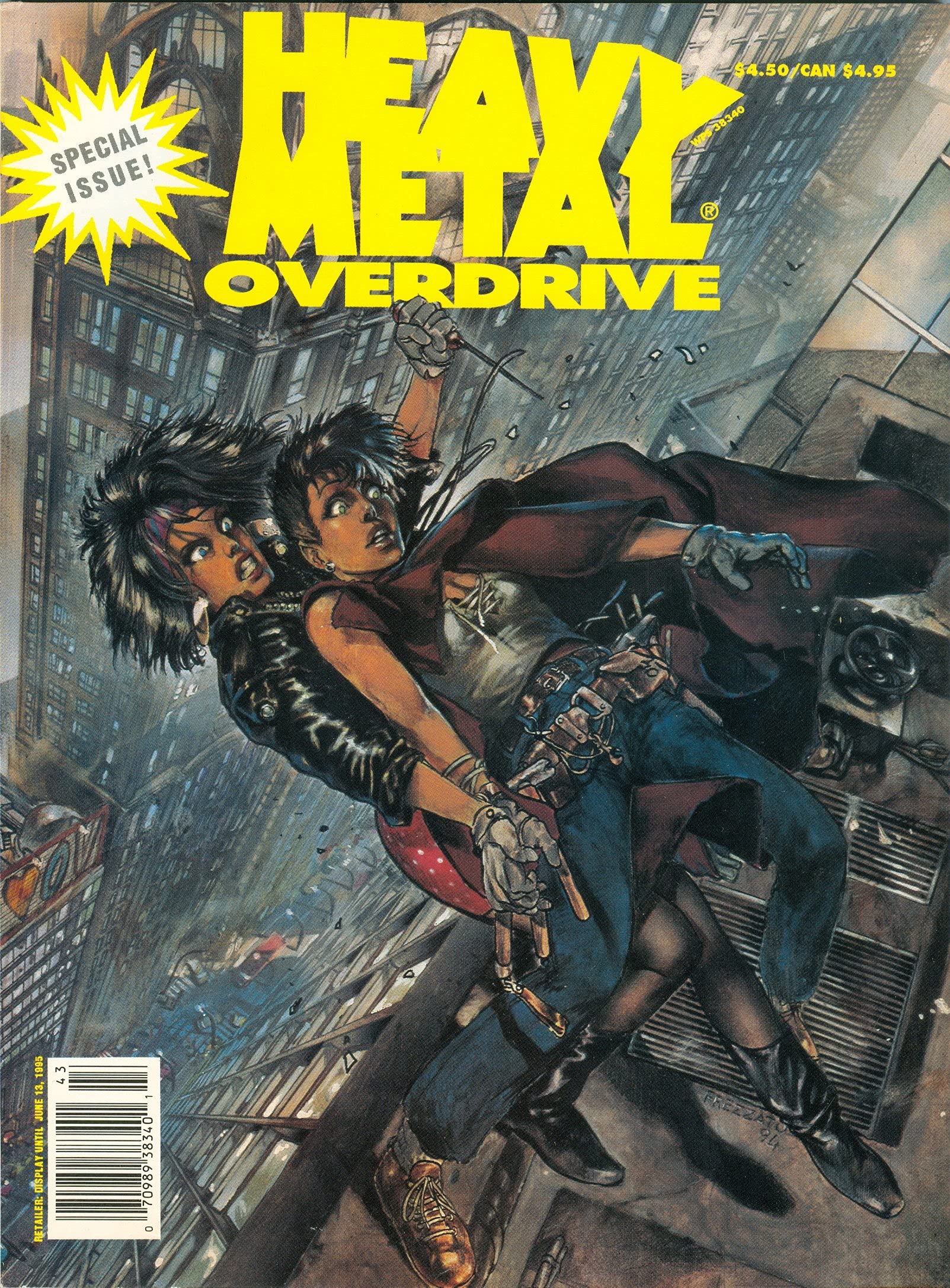 Heavy Metal Overdrive Vol 9 #1 The Illustrated Fantasy Magazine 1995
