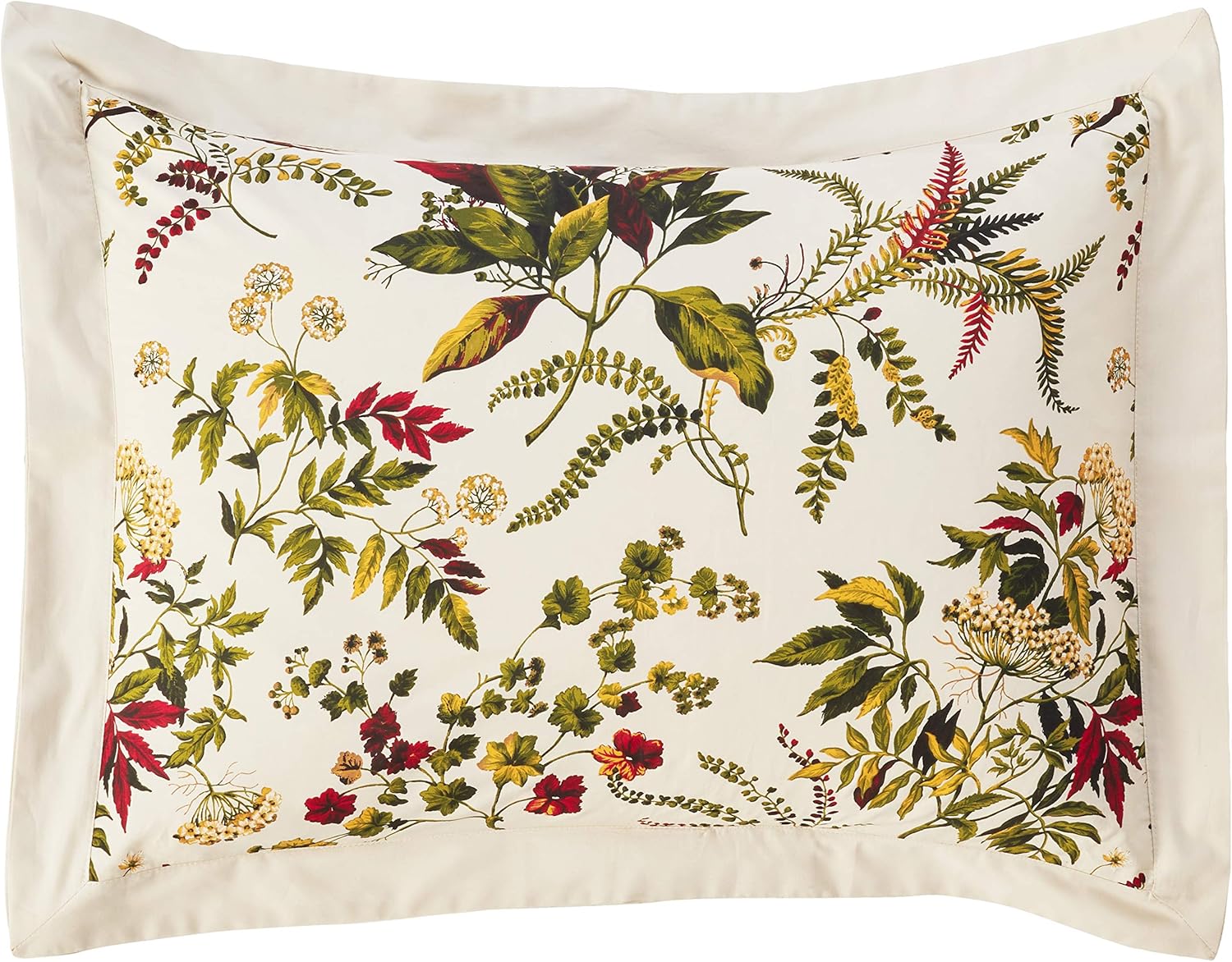 Tribeca Living 12 Piece Bed in A Bag, 100% Cotton Bedding Set Includes Oversized Comforter, Two Shams, Decorative Cushions, Deep Pocket Sheets and Skirt, Queen, Maui