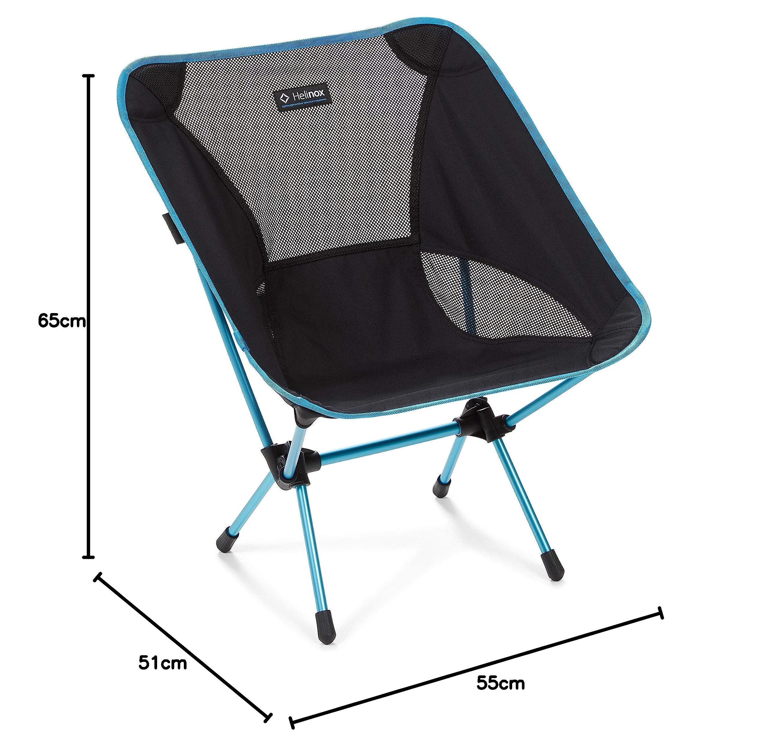 Chair One, Portable and Compact Camping Chair, Black : Helinox