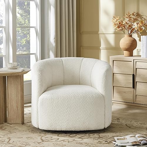 Miniatura 10 de Moderno sofá curvado Sherpa Boucle de 3 plazas, cómodo sofá nube con patas de madera y almohadas, sofás minimalistas para sala de estar,