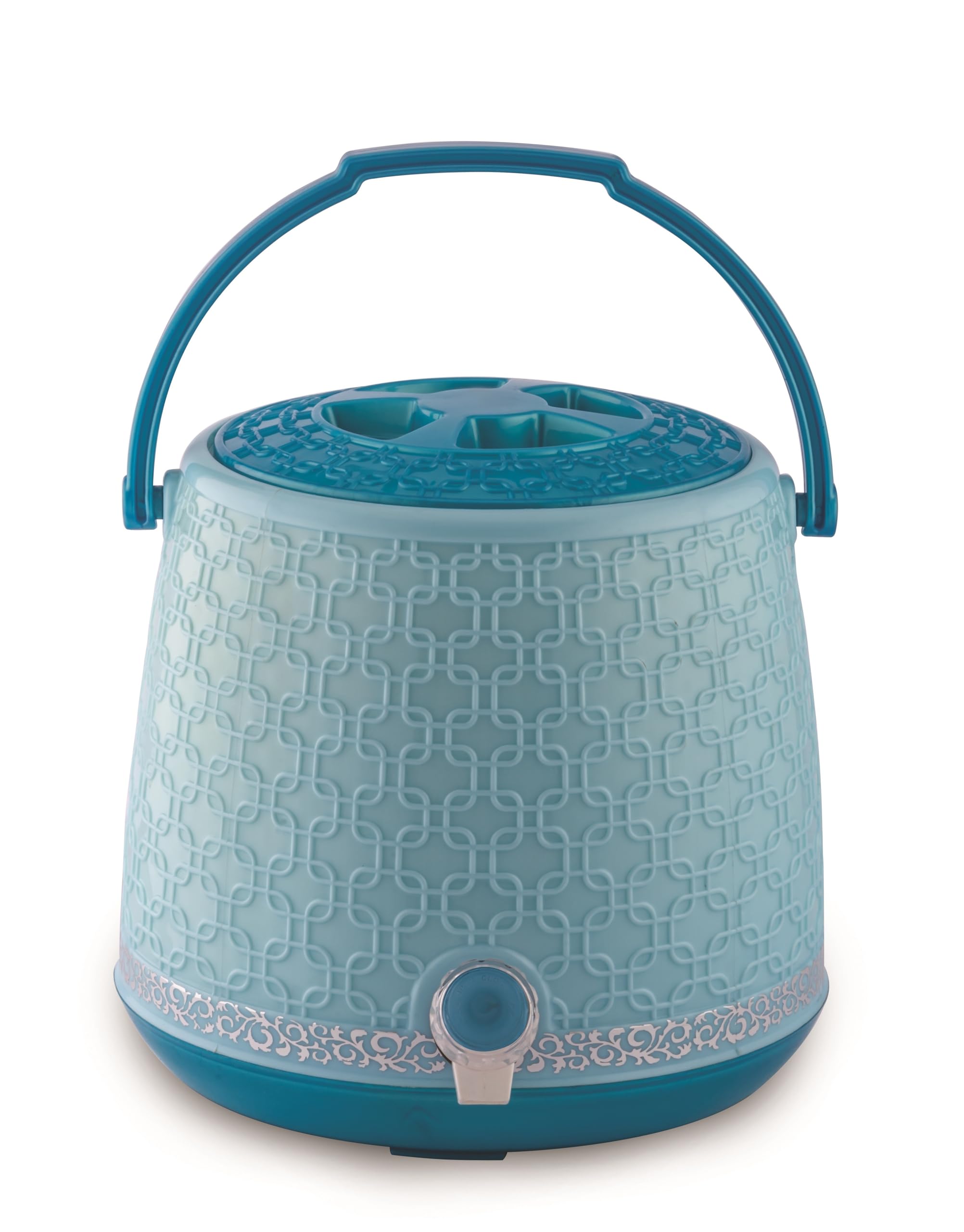 FABLE Cool Roman Chilled Water Camper Insulated Plastic Water Jug, 6 litres, Easy to Carry Water Camper for Office, Hospital, Home, Travel, Picnic (Blue) (B0CN6LBN7J) Amazon Price History, Amazon Price Tracker