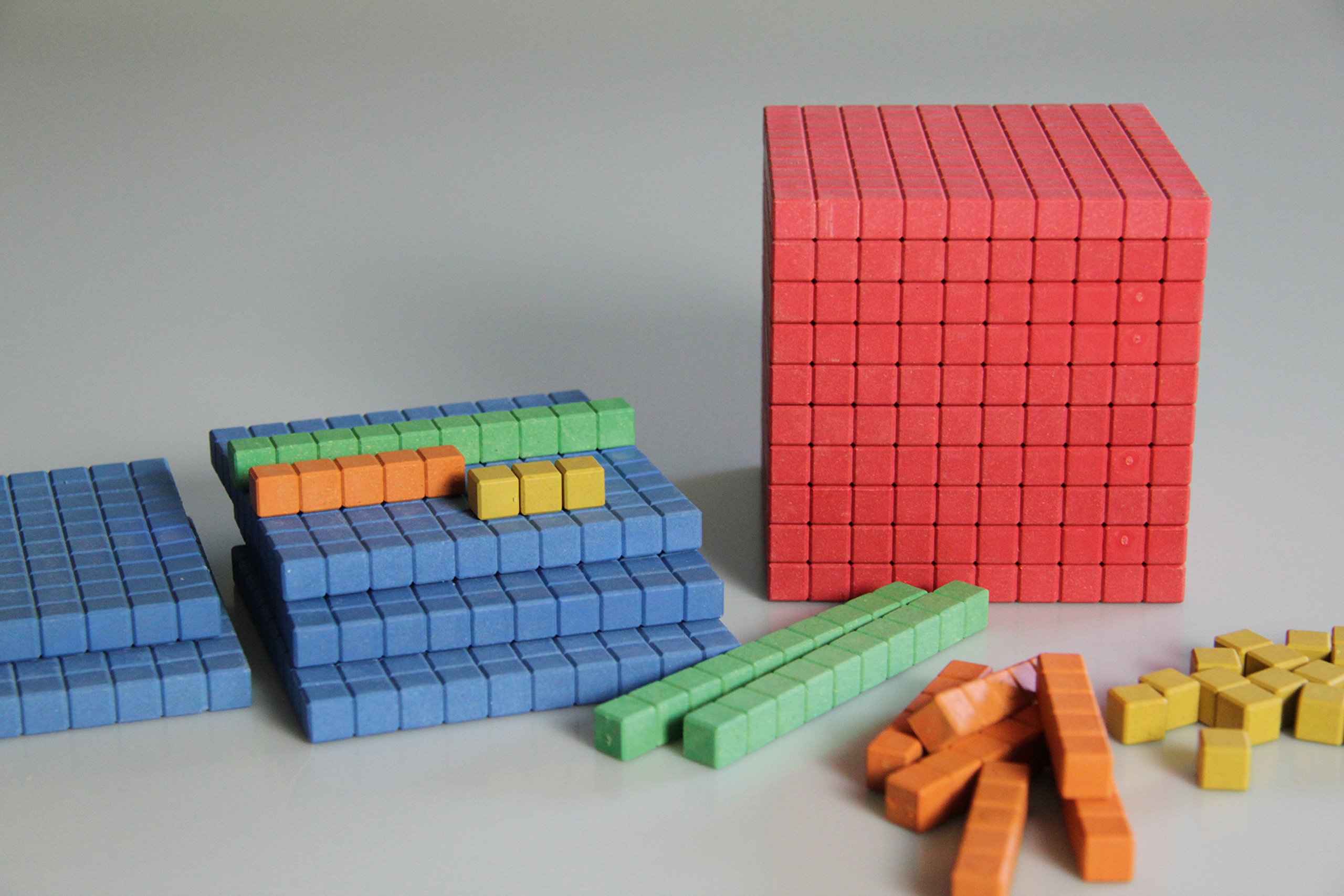 Farbiges Dienes Grundsortiment Würfel 141 teilig