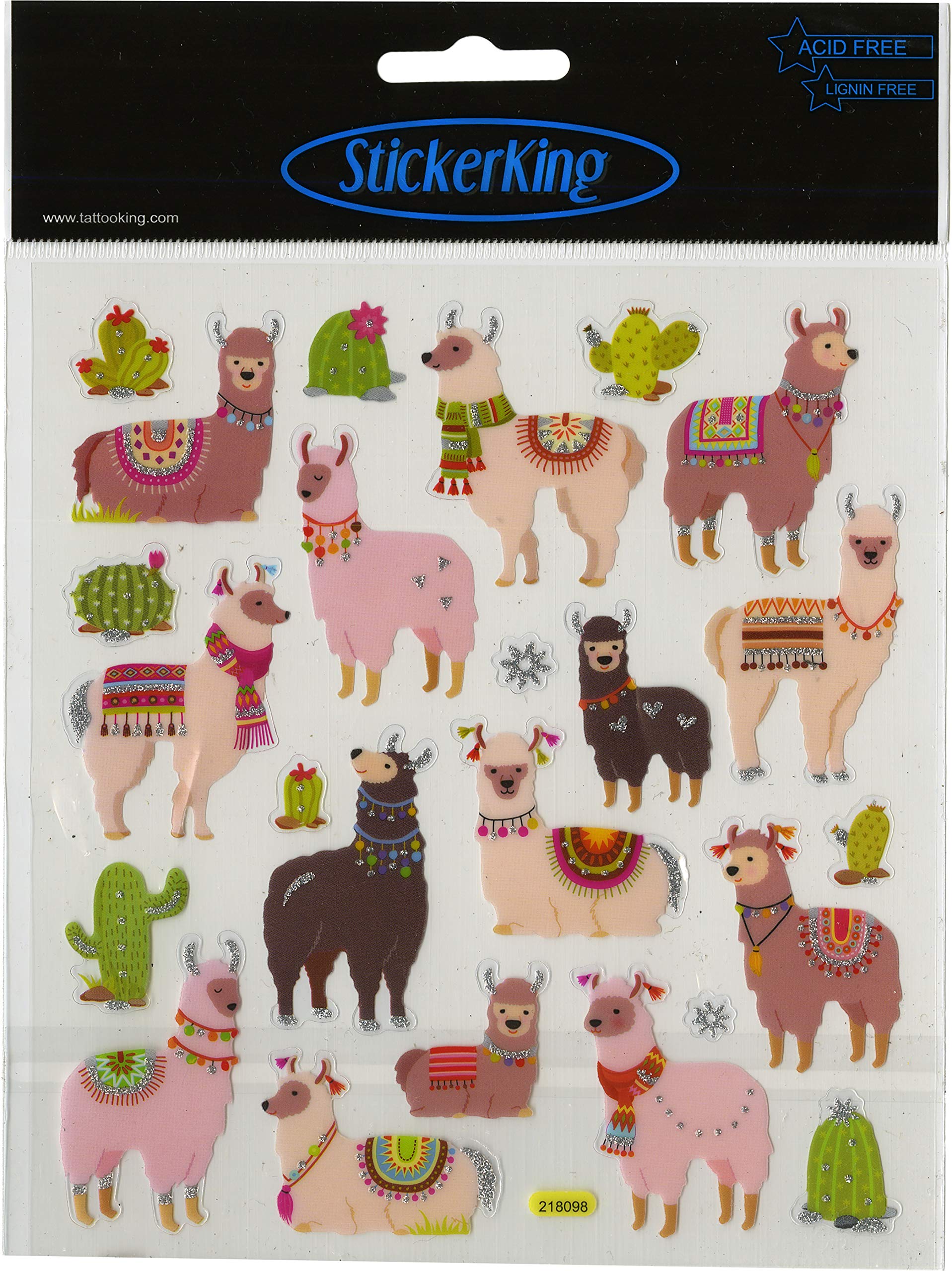 Tattoo King White 458171 Sticker King - Llama Fun