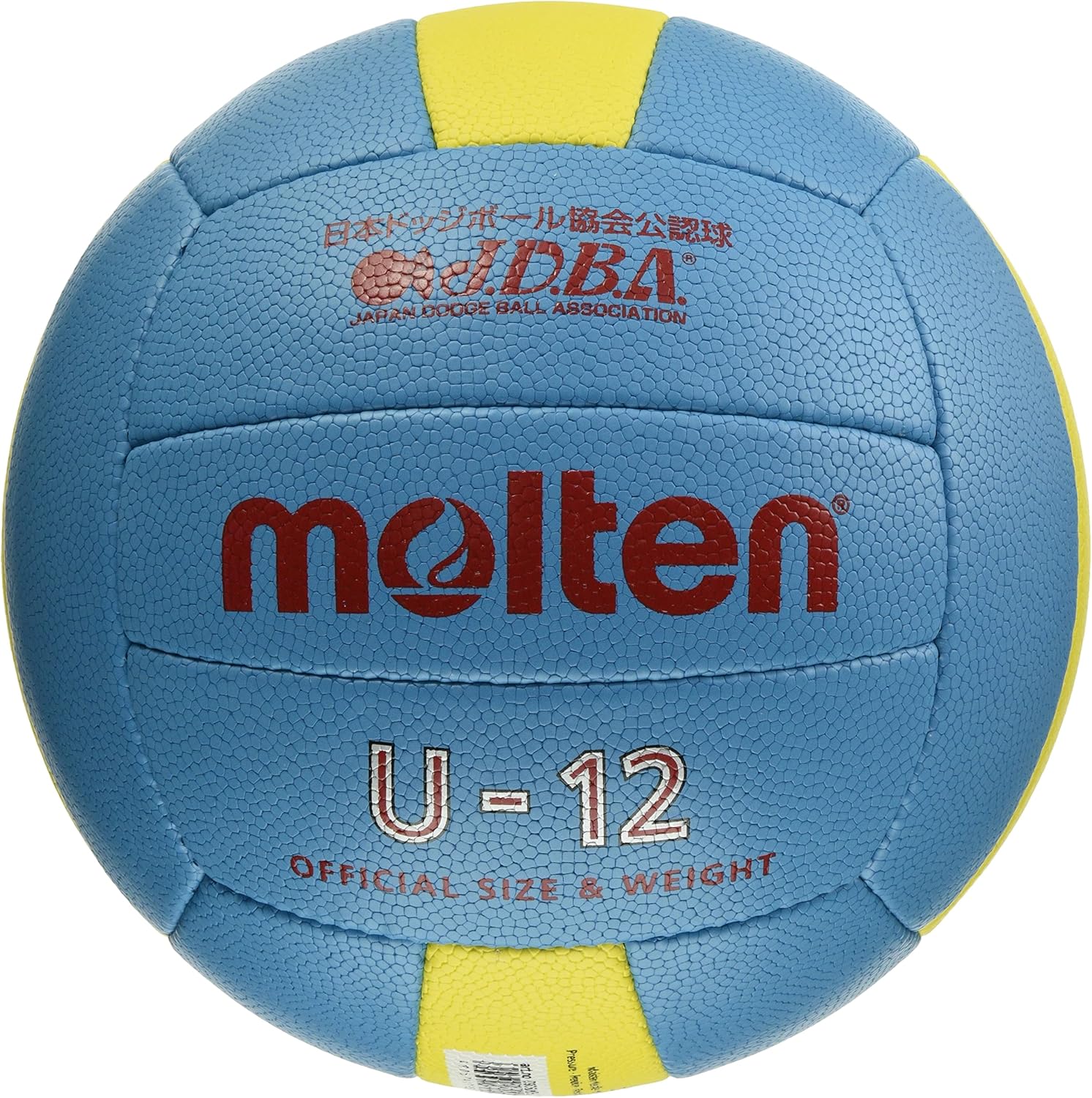 Molten D3C5000-L Dodge Ball, for Elementary School Students, Lightweight No. 3 Ball, Certified Ball, Blue : Everything Else