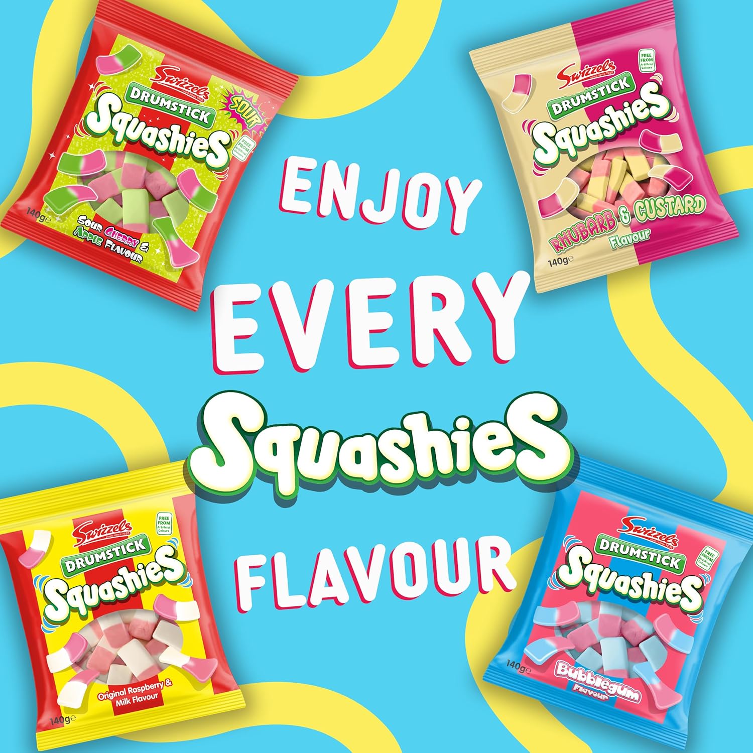 Swizzels Matlow Squashies Drumstick 60g (Pack of 30)