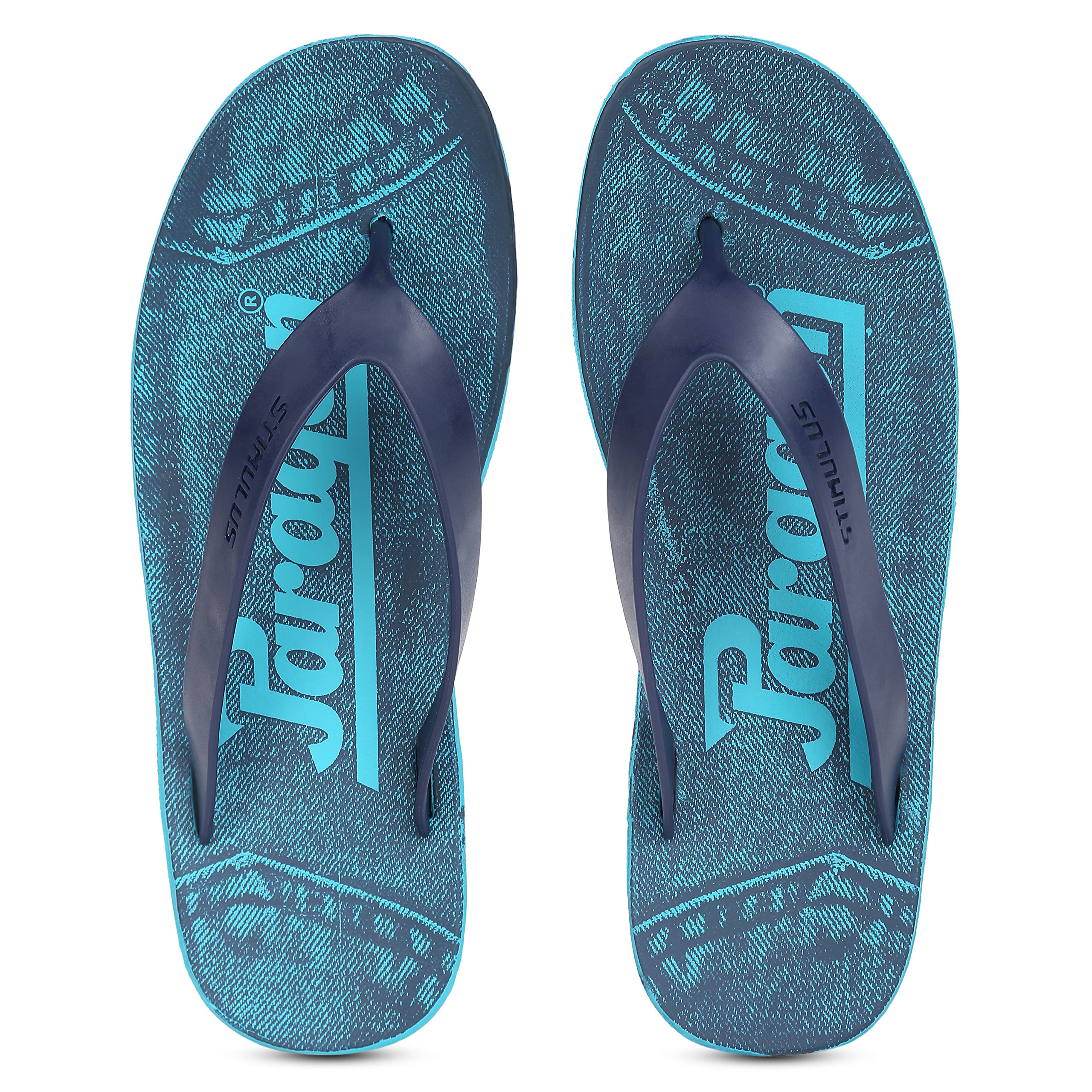 PARAGON Mens Flip Flops Blue Platform (PVK3401G) (B09B3KVW8V) Amazon Price History, Amazon Price Tracker