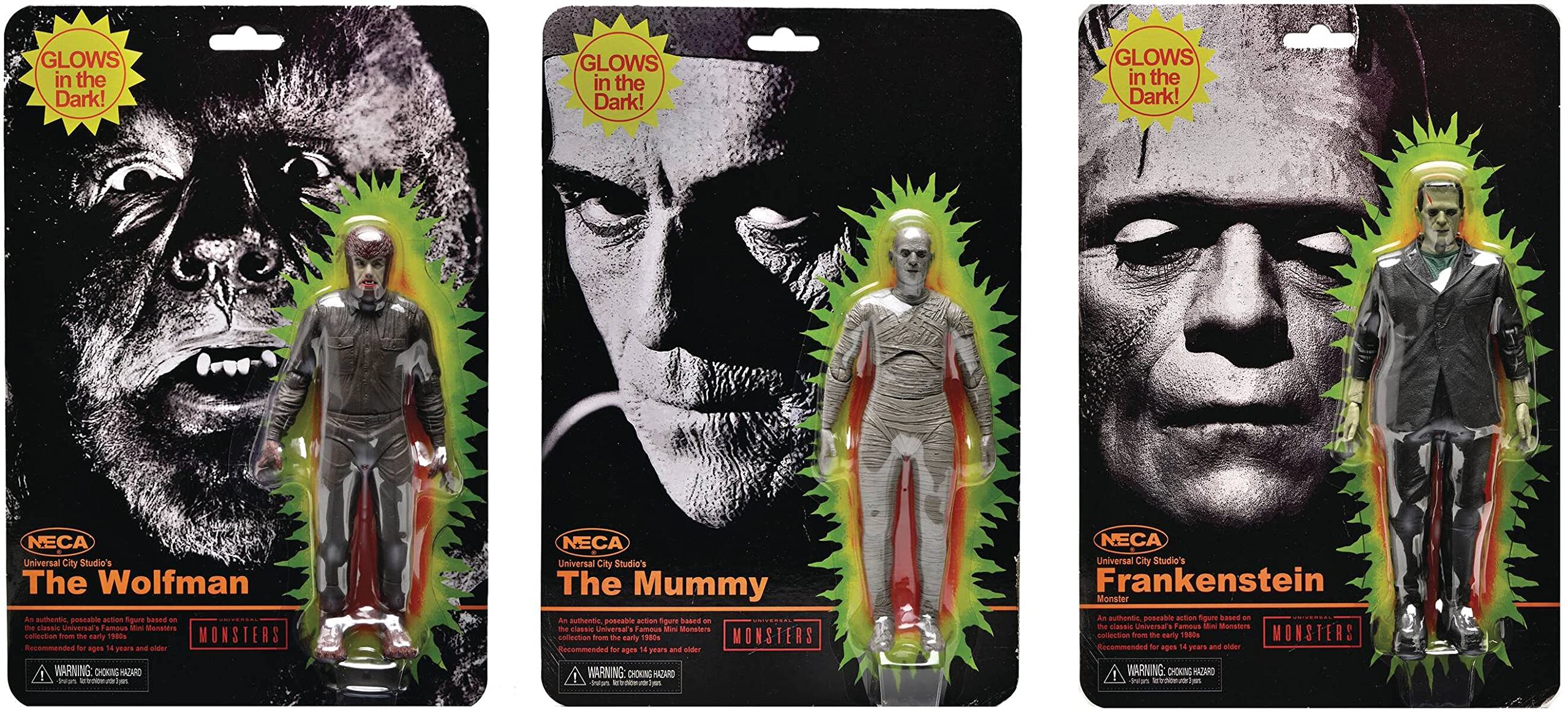 NECA - Universal Monsters - Retro Glow In The Dark 7
