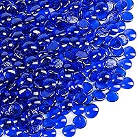 Vista 11 de Galashield Canicas de vidrio plano para jarrones, cuentas de gemas de vidrio blanco, relleno de jarrón (5 libras, aproximadamente 540 unidades)