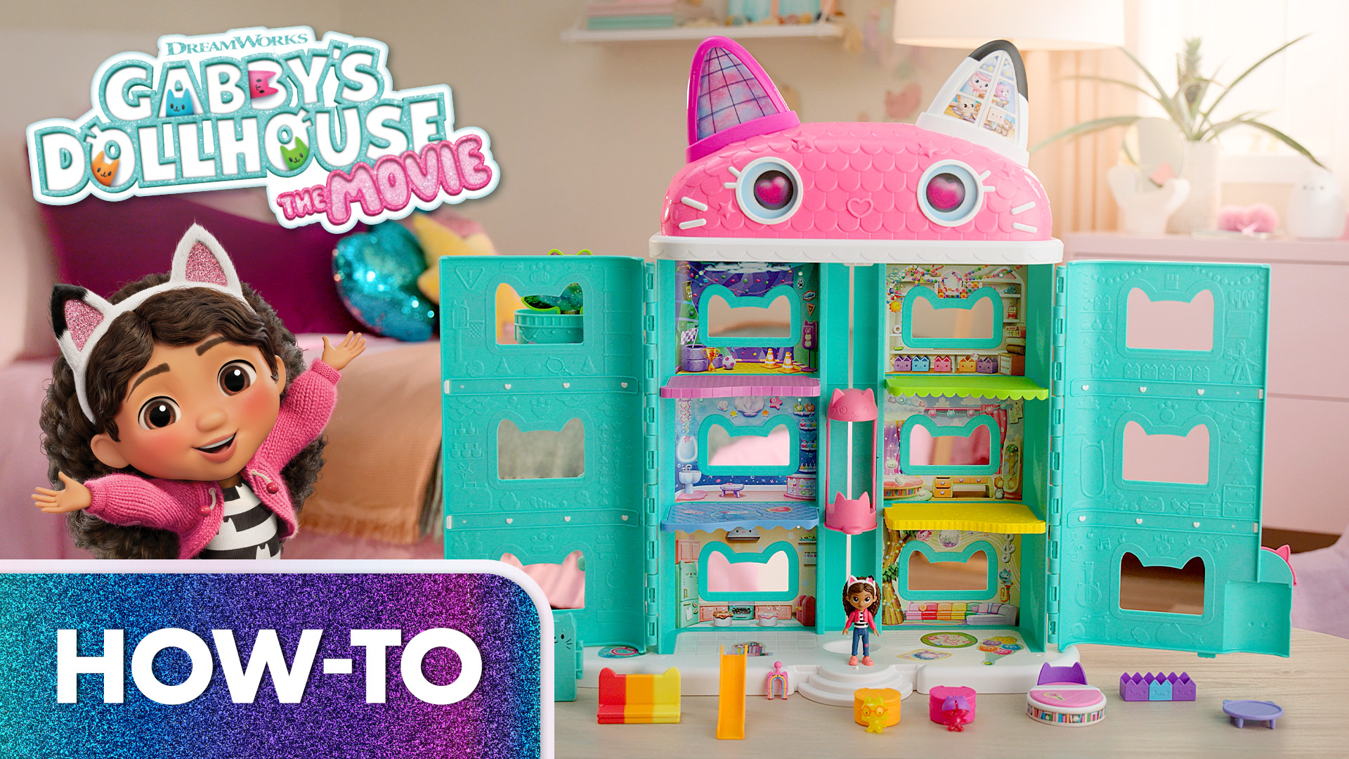 Amazon.com: Gabby's Dollhouse: The Movie, Meow-Mazing Interactive