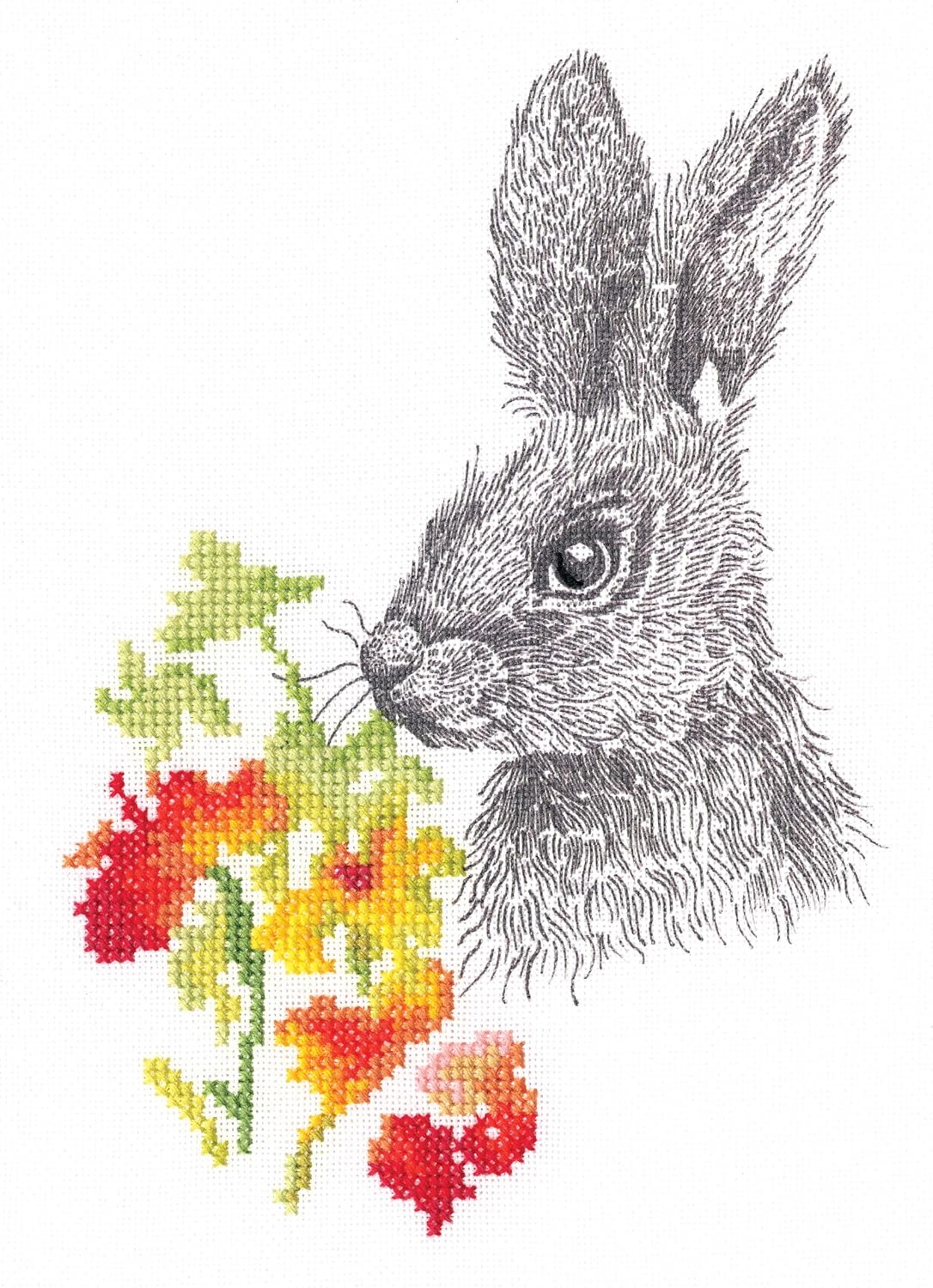 RTO Counted Cross Stitch Kit Fairy Tales of The Old Forest M70030, with Printed Background 15x20 cm, DIY