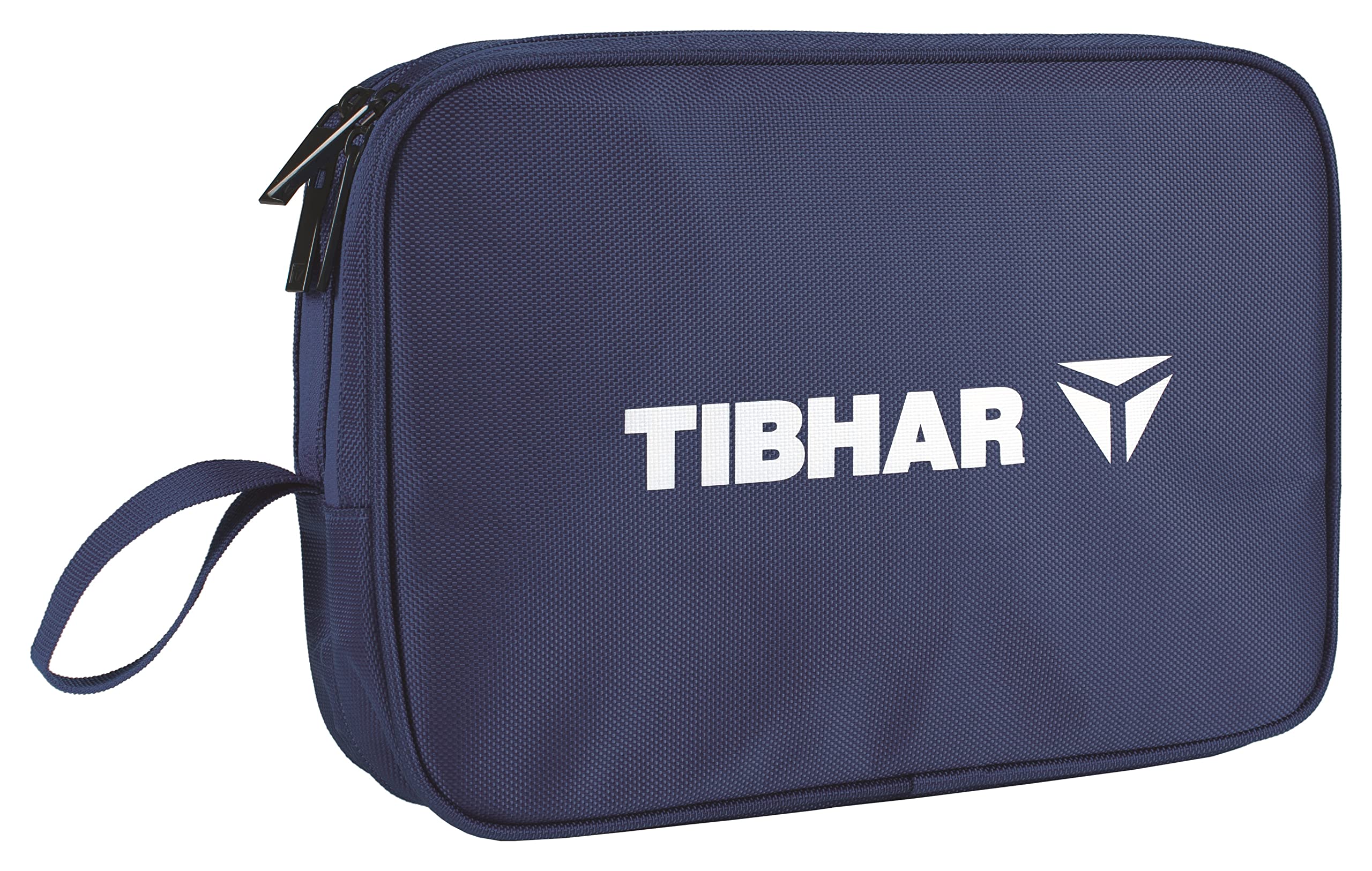 Housse Tibhar Hong-Kong Pour Raquettes Ping-Pong - Gris Marine, Compartiment à Balles Intégré