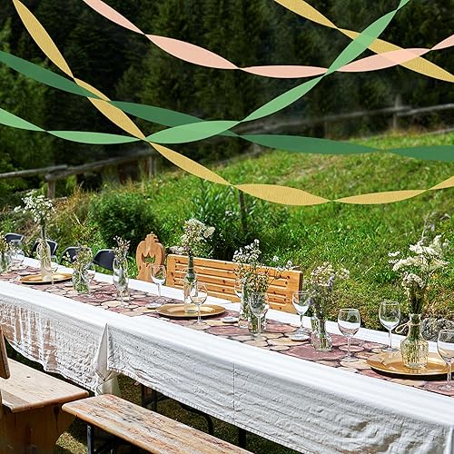 Vista 95 de 8 rollos de serpentinas de papel crepé doradas, decoración de fiesta de Año Nuevo, graduación, Navidad, arco iris, suministros de bricolaje