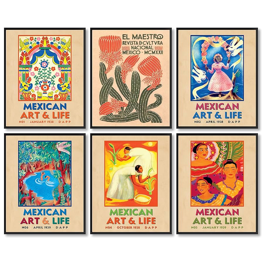 絵画、額入り、ハンドメイド、メキシコ メキシコのアート。ウイチョル族の糸で描いた絵画。メキシコの