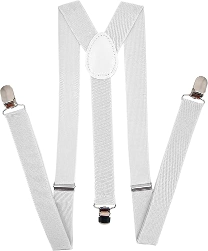 NAVISIMA Liga unisex elástica ajustable del estilo de la espalda Y con los clips fuertes del metal