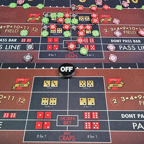 Miniatura 7 de Tapete de dados de alta calidad, ligero y portátil, se adapta a la mayoría de las mesas de comedor, el mejor juego de fiesta de estilo casero