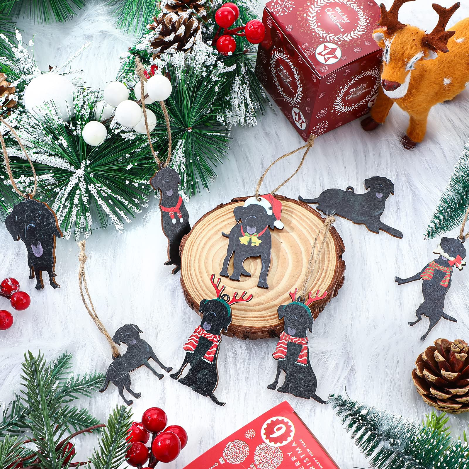 新品　アスティエ・ド・ヴィラット　ガラス　オーナメント　黒　ラブラドール　犬 新品 アスティエ・ド・ヴィラット ガラス オーナメント 黒