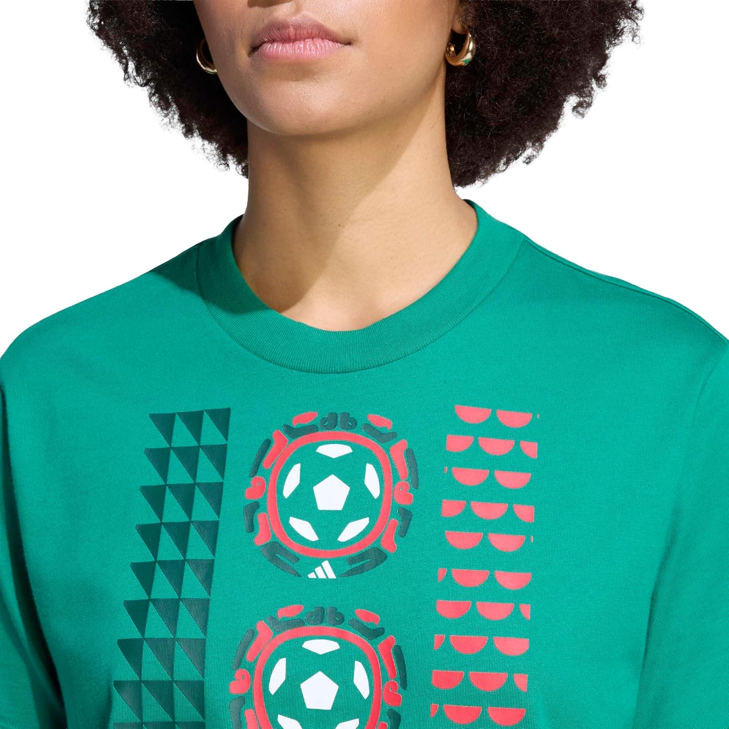 adidas Womens Official National Team Home T-Shirt - Image 3