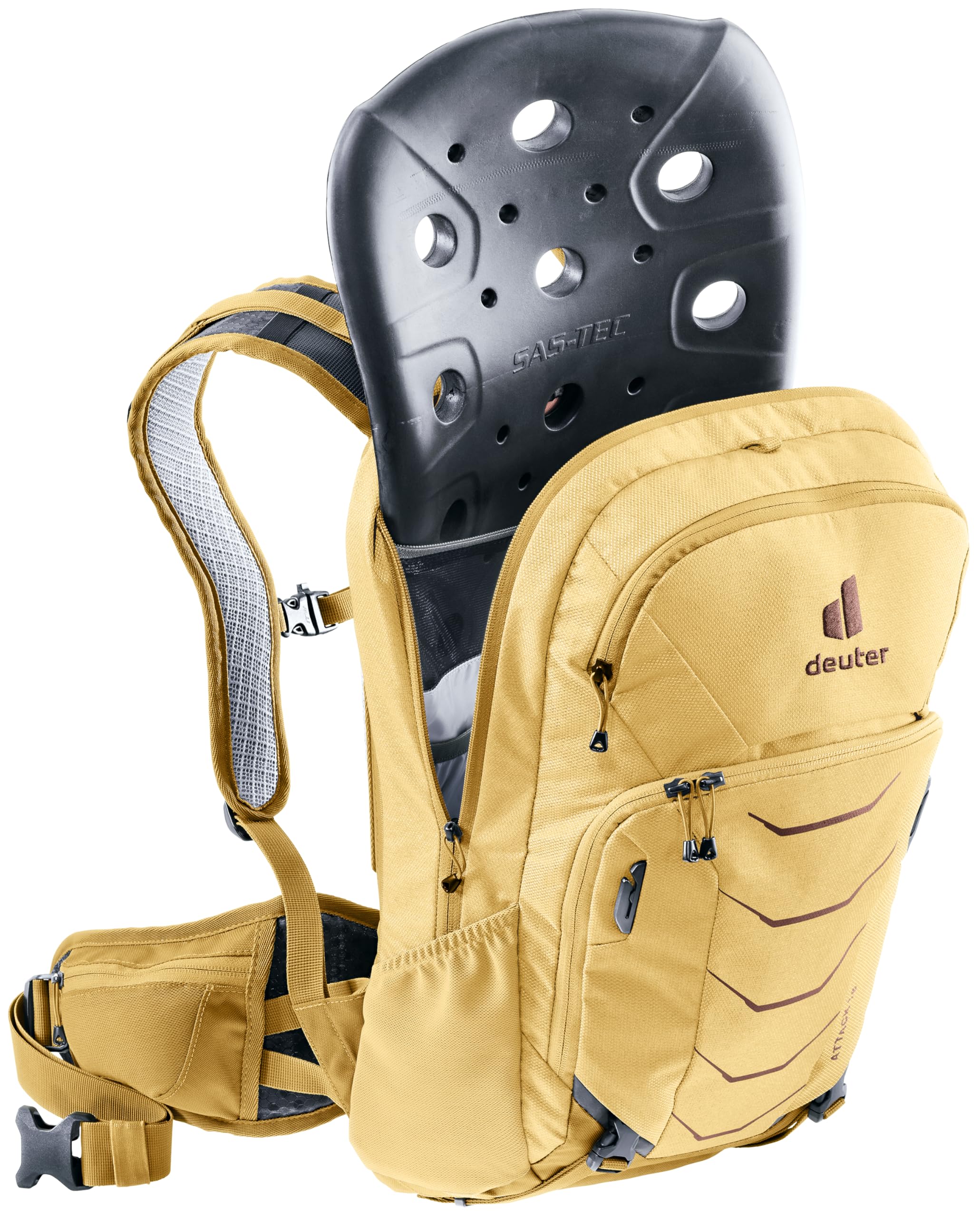 Deuter Attack 16 - Zaino da ciclismo con paraschiena