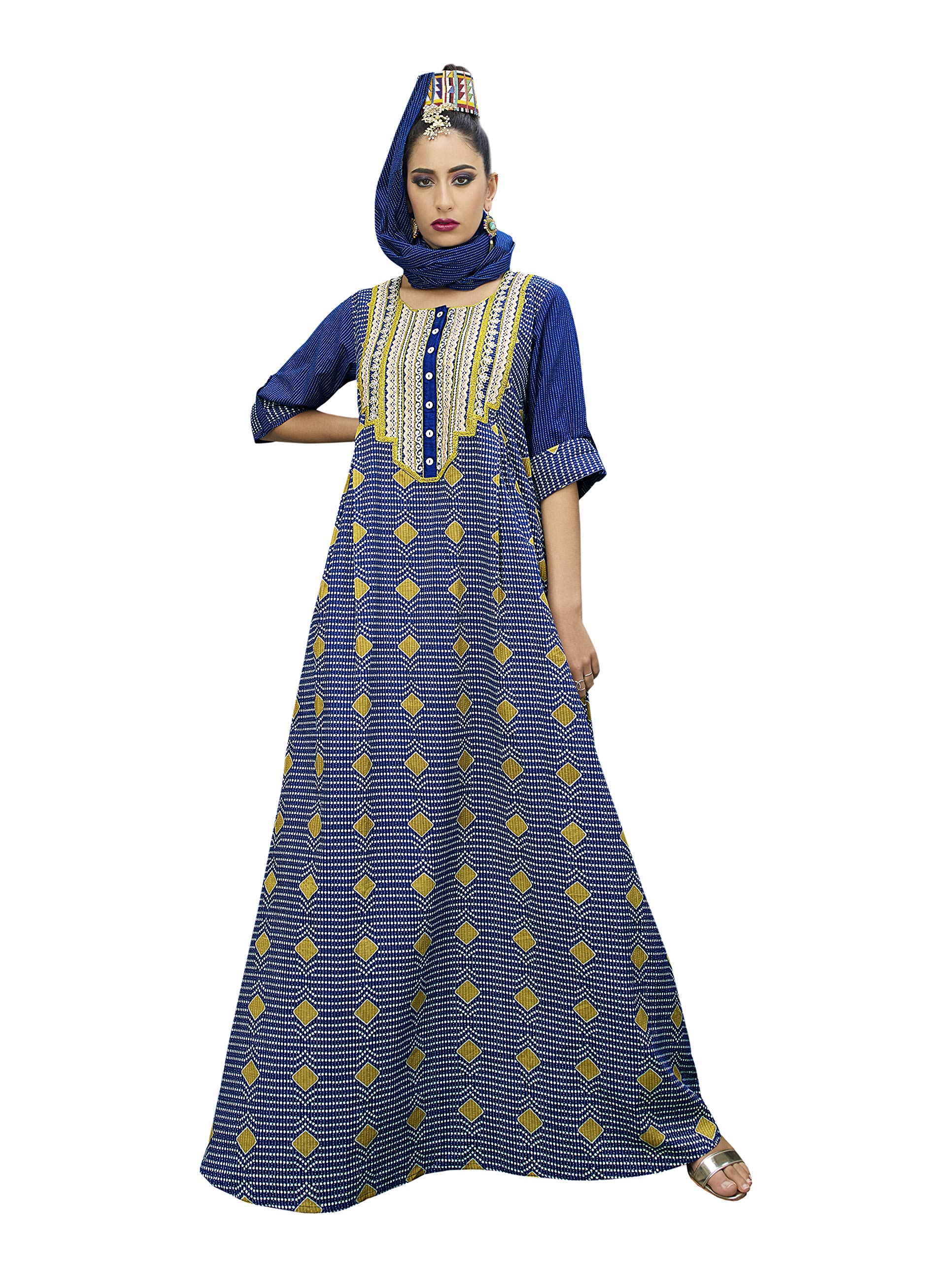 Sara Polka Print Jalabiya/IT-19150 (M)