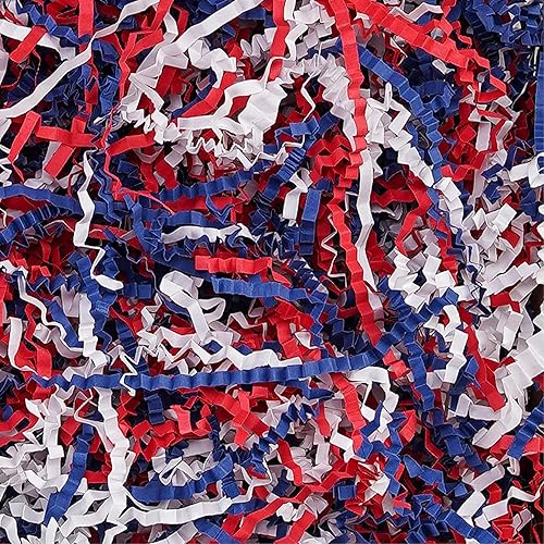 Miniatura 29 de Relleno de papel de corte arrugado de 8 onzas (1/2 libras), envoltura de regalo y relleno de cesta de regalo para Navidad, Halloween y decoraciones