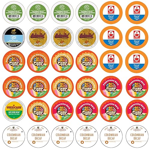 Vista 15 de Muestra de variedad de café, incluye cápsulas de café tostado oscuro, tostado medio y saborizado para máquinas Keurig K Cup, juego de regalo