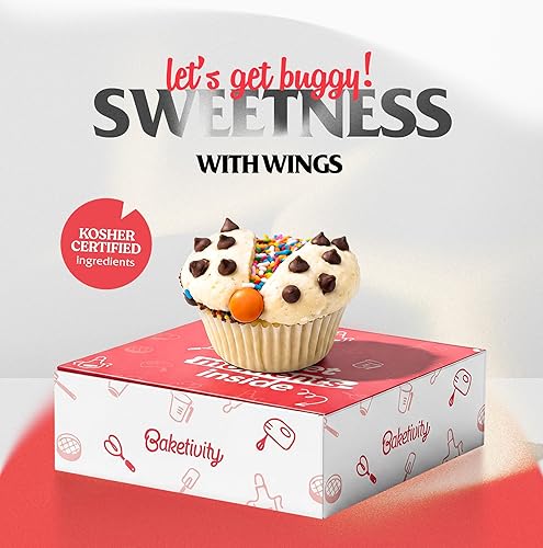 Miniatura 2 de Kit de actividades de horneado DIY para niños de Baketivity - Hornea deliciosos cupcakes de insectos con ingredientes pre-medidos – La mejor idea