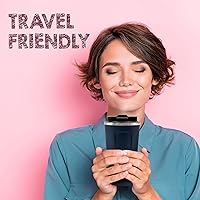 Vista 4 de M3Tbuys - Vaso aislado de acero inoxidable de 16 onzas, taza de viaje para café, a prueba de fugas, taza de café de viaje a prueba de derrames