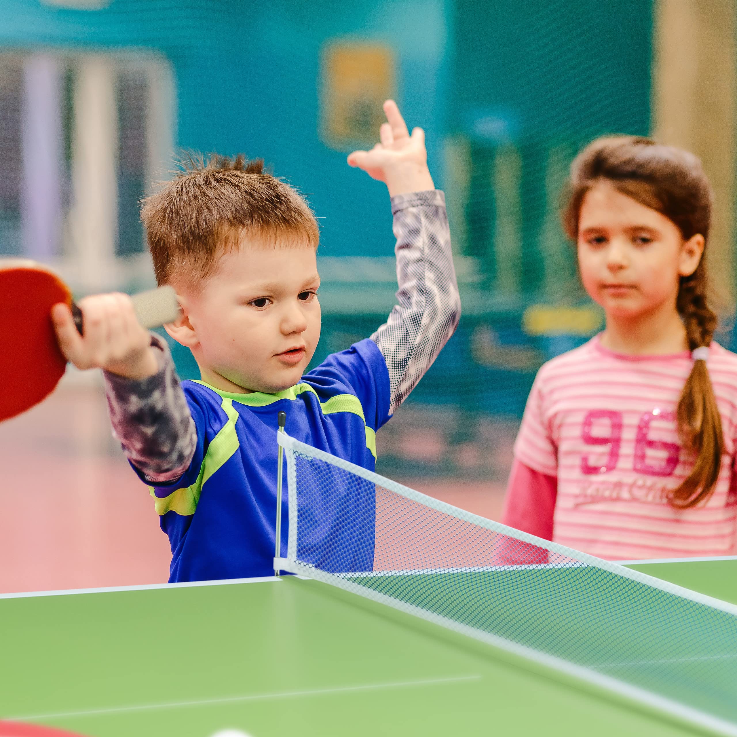 Relaxdays Relaxdays Tavolo da Ping Pong Pieghevole - Relaxdays Tavolo da Ping Pong Pieghevole, con Rete, 2 Racchette, 3 Palline, HxLxP: 70 x 70 x 150 cm, Nero Unisex Adulto
